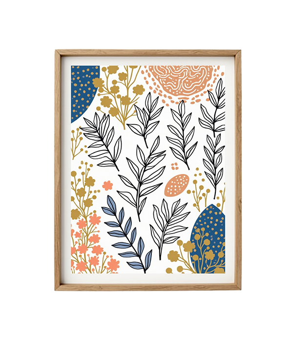 Leaf Pattern Artwork