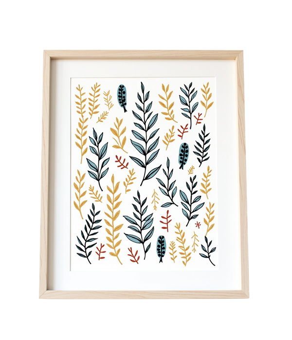 Leaf Pattern Artwork